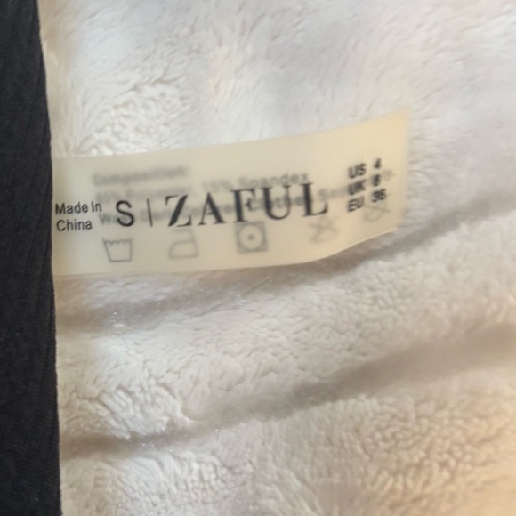 Zaful Black Minimalist Bikini Set - Picture 2 of 4